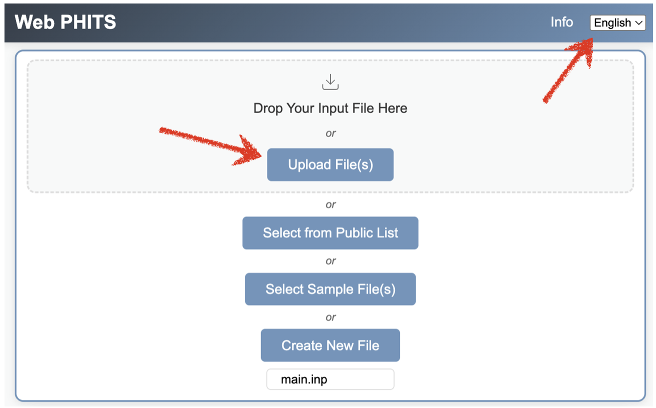 Upload Interface
