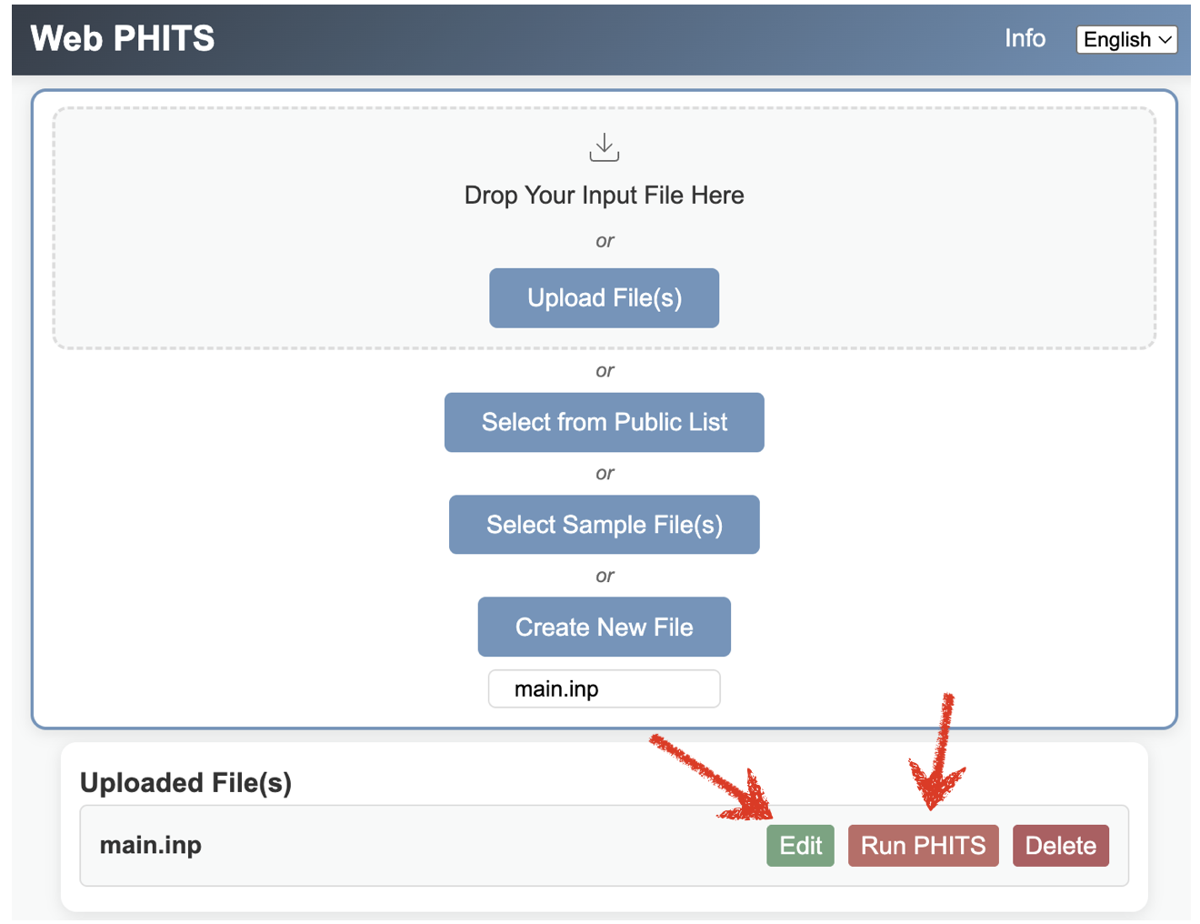 File Management Interface